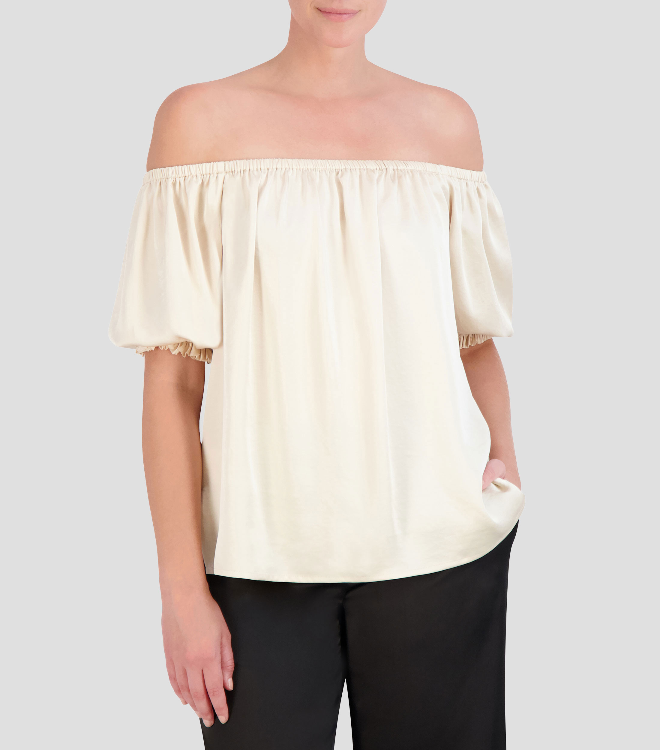 Blusa con manga corta Mujer